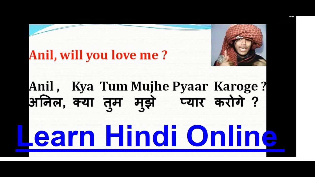 how to learn hindi language